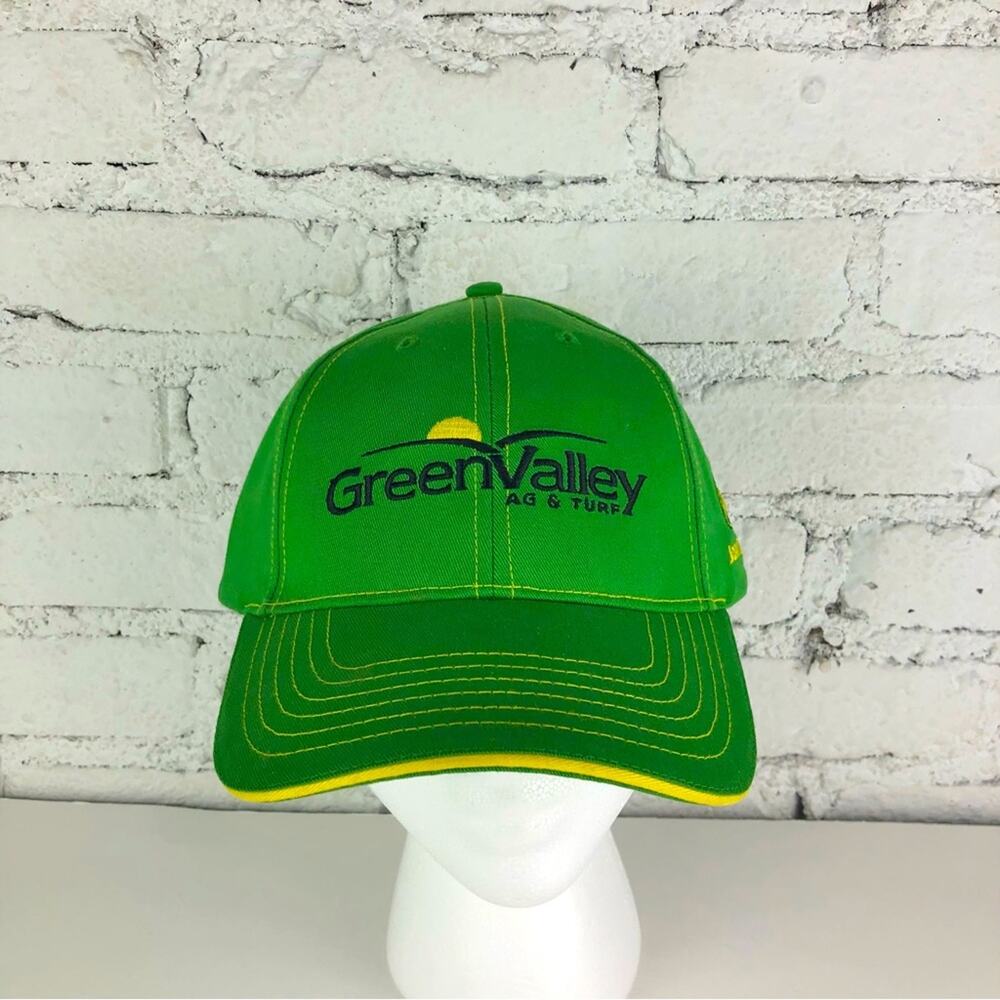 Vintage Green Valley Ag Farmer Seed Trucker Hat